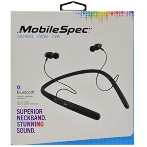 MobileSpec MBS11306 Premium Lightweight Bluetooth Neckband - Black