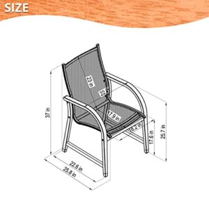 Amazonia Franklin 9-Piece Teak Finish Extendable Rectangular Patio Dining Set