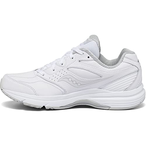 Saucony womens Integrity Wlk 3 Walking Shoes, White, 7 US