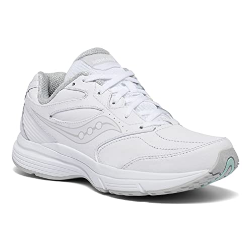 Saucony womens Integrity Wlk 3 Walking Shoes, White, 7 US