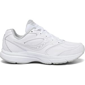 Saucony womens Integrity Wlk 3 Walking Shoes, White, 7 US