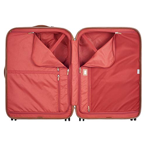 DELSEY Paris Chatelet Hard+ Hardside Luggage with Spinner Wheels, Champagne White, 2 Piece Set 21/28