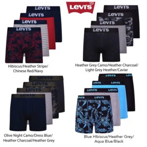 Levi's Mens Boxer Briefs Cotton Stretch Underwear For Men 4 Pack