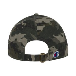 Champion Unisex Adult Ameritage Dad Adjustable Cap, Camo, One Size US