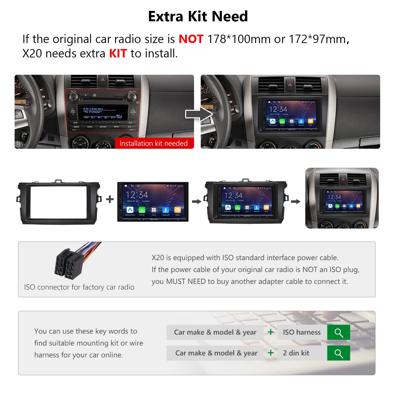 Eonon X20 Radio