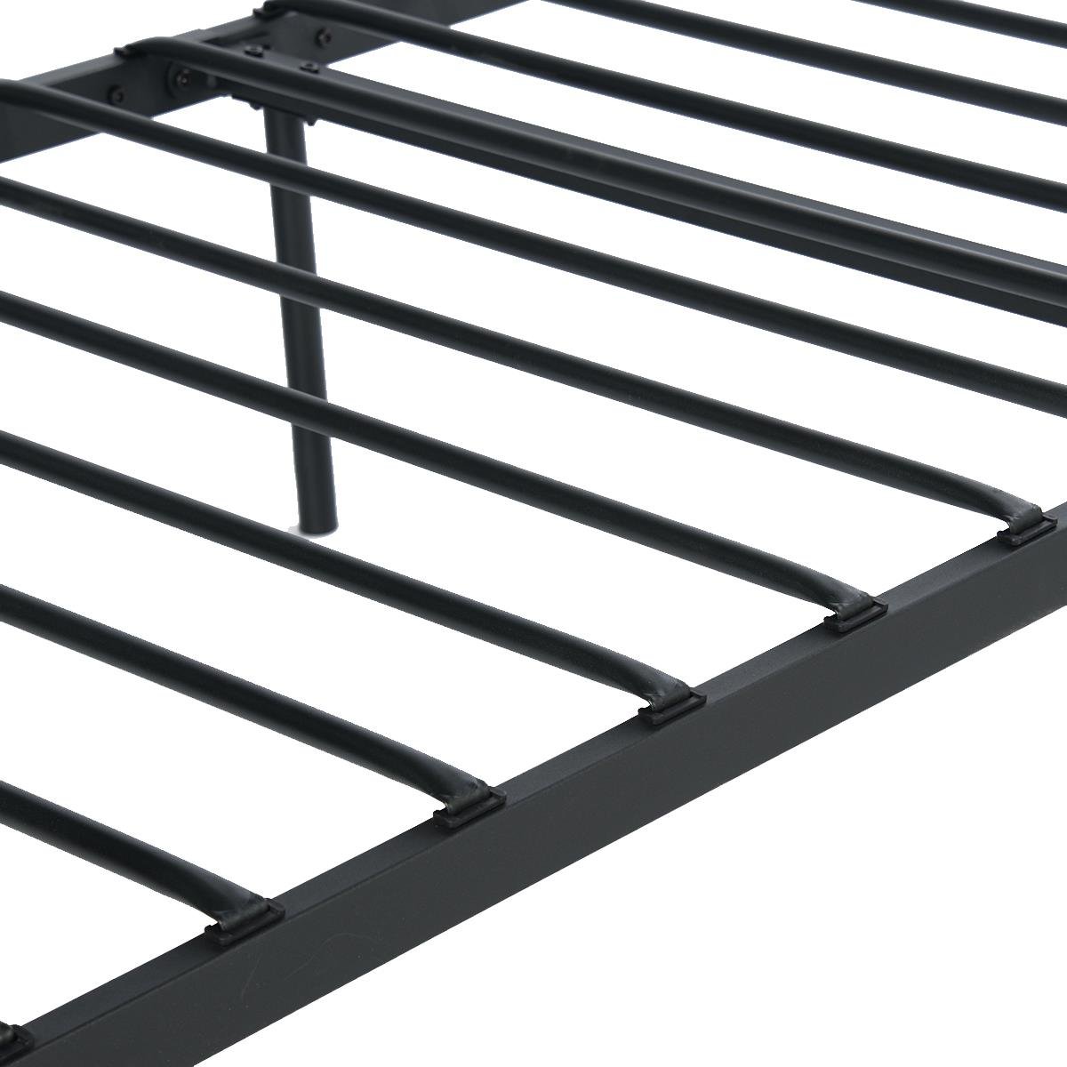 Weehom 12.7 Inches Metal Platform Bed Frame/Sturdy Strong Steel Noise Free/None Slip Mattress Foundation/No Box Spring Needed/Platform Twin Size Bed Black