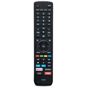 EN3S39H Replace Remote Applicable for Hisense TV 43H6E 49H6020E 49H6030E 49H6040E 43H6D 50H6C 50H6D 55H6B 55H6C 55H6D 65H6C 65H6D 43H7608 50H7608 50H7D 55H7608 55H7D 55H8608 55H9030E 55H9040E 55H9050E