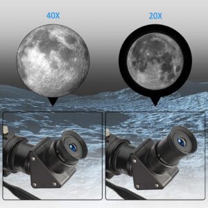 Telescope for Kids and Beginners - 70mm Apeture 400mm AZ Mount Telescopes for Adults - Good Partner to View Moon and Planet - Come with a Smartphone Adapter with 1.5X Barlow Lens and Adjustable Tripod