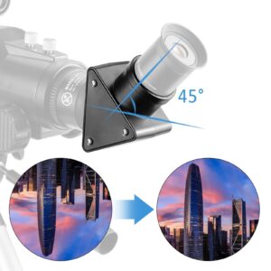 Telescope for Kids and Beginners - 70mm Apeture 400mm AZ Mount Telescopes for Adults - Good Partner to View Moon and Planet - Come with a Smartphone Adapter with 1.5X Barlow Lens and Adjustable Tripod