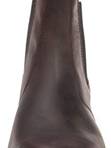 Dr. Martens Unisex Embury Chelsea Boot, Dark Brown Crazy Horse, 10 Women/9 Men