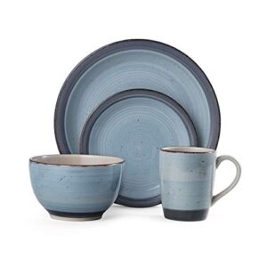 pfaltzgraff sadie 16-piece dinnerware set, blue