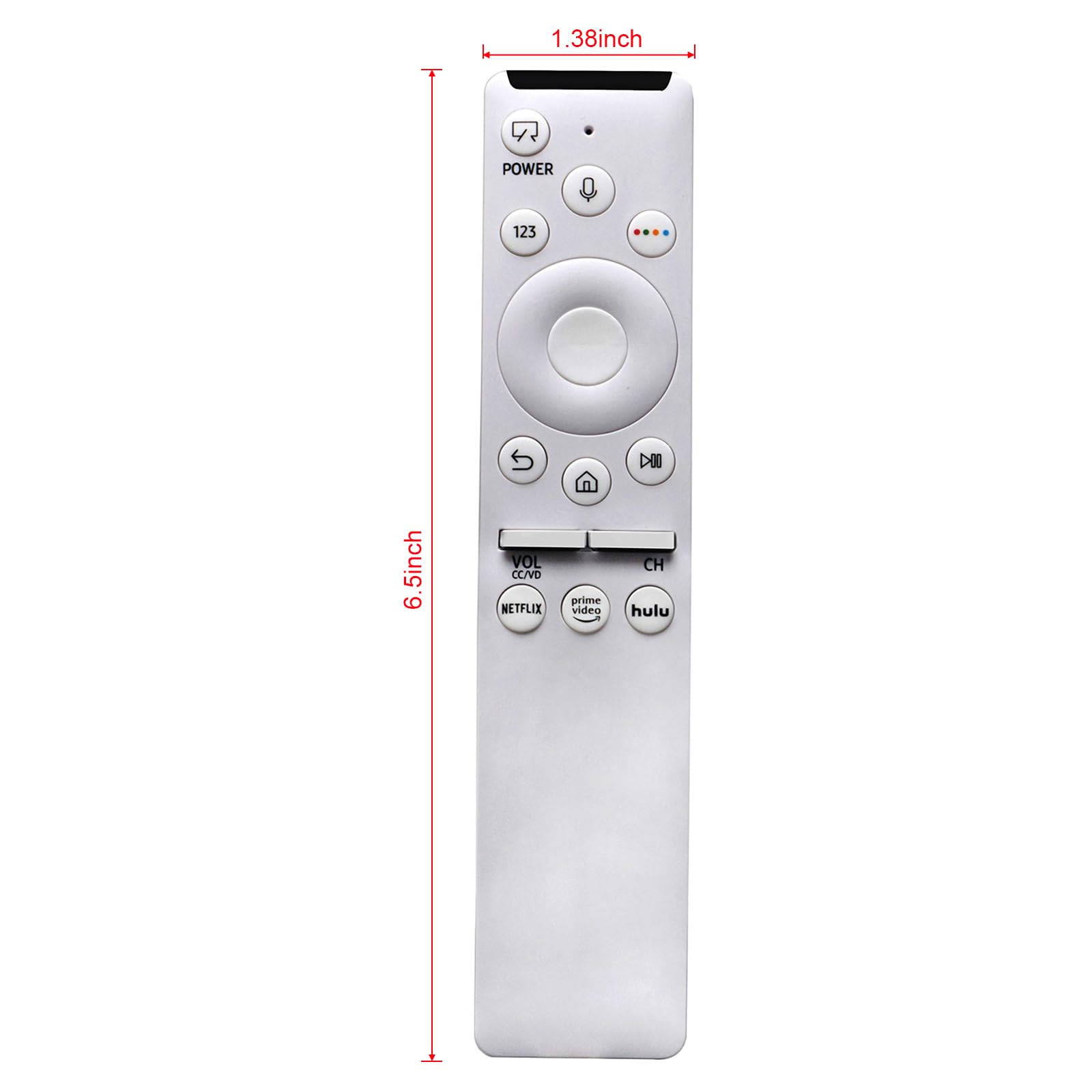 Replaced Voice Control Remote fit for Samsung Frame TV QN43LS03RA QN49LS03RA QN55LS03RA QN65LS03RA QN43LS03RAFXZA QN49LS03RAFXZA QN55LS03RAFXZA QN65LS03RAFXZA QE43LS03RAUXXU QE49LS03RAUXXU