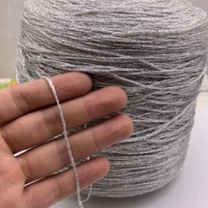 Clisil 50gram Silver&50gram Gold Lurex Glitter Yarn Metallic Yarn Shiny Crochet Thread Sparkle Lame Yarn Art DIY Bag Accessory Yarn for Sweater Scarf Home Party Wedding Decorations