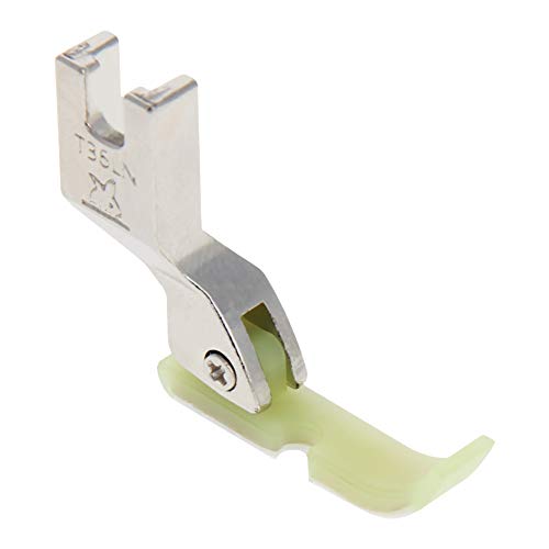 Othmro 3Pcs #T36LN Presser Foot Narrow Zipper Foot Plastic and Steel Sewing Presser Foot Sewing Machine Presser Feet with Plastic Bottom for High Shank System Industrial Sewing Machines Yellow Silver