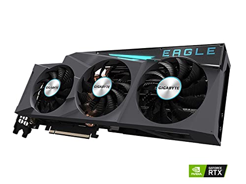 GIGABYTE GeForce RTX 3080 Ti Eagle OC 12G Graphics Card, 3X Windforce Fans, 12GB 384-bit GDDR6X, GV-N308TEAGLE OC-12GD Video Card