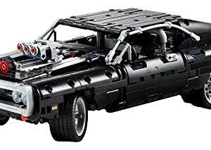 LEGO Technic Fast & Furious Dom's Dodge Charger 42111 Building Toy - Racing Car Model Building Kit, Iconic Movie Inspired Collector's Set, Gift Idea for Kids, Teens, and Adults Ages 10+