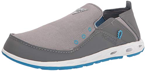 Columbia mens Bahama Vent Pfg Boat Shoe, Ti Titanium/Pool, 11 US