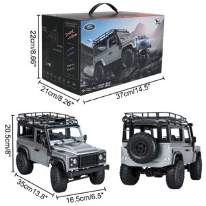 LEOSO MN 99s RC Cars Jeep 1/12 RC Crawler 2.4G RC Jeep RC Rock Crawler RC Truck 4x4 RC Car with 3pcs Upgraded 1300mah Battery for Adults 4WD Hobby RTR RC Drift Car Gifts