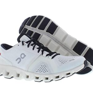 On Women's Cloud X Sneakers, White/Black, 8.5 Medium US