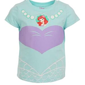 Disney Princess Infant Baby Girls 5 Pack Graphic T-Shirts Blue/Pink/Yellow 18 Months