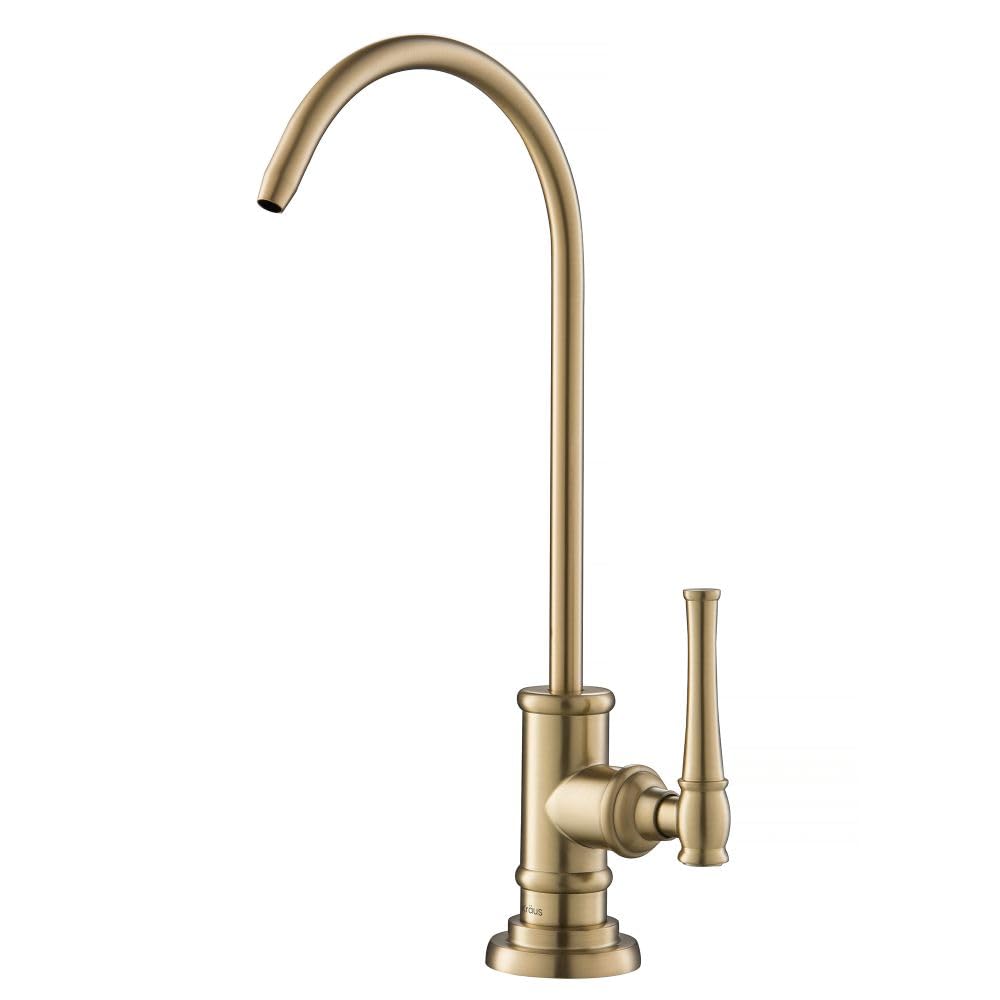 KRAUS Allyn 100% Lead-Free Kitchen Water Filter Faucet in Brushed Gold, FF-102BG