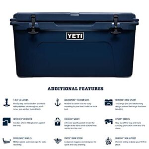 YETI Tundra 65 Cooler, Navy