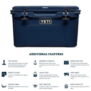 YETI Tundra 45 Cooler, Navy