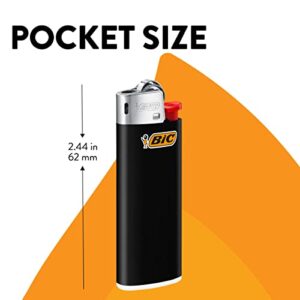 BIC Mini Pocket Lighter, Classic Collection, Assorted Unique Lighter Colors, 8 Count Pack of Pocket Lighters