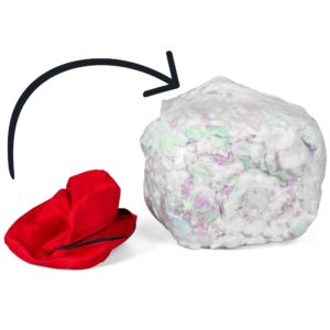 Posh Beanbags Refll Foam Filling, Shredded 10lbs, Multi-Color