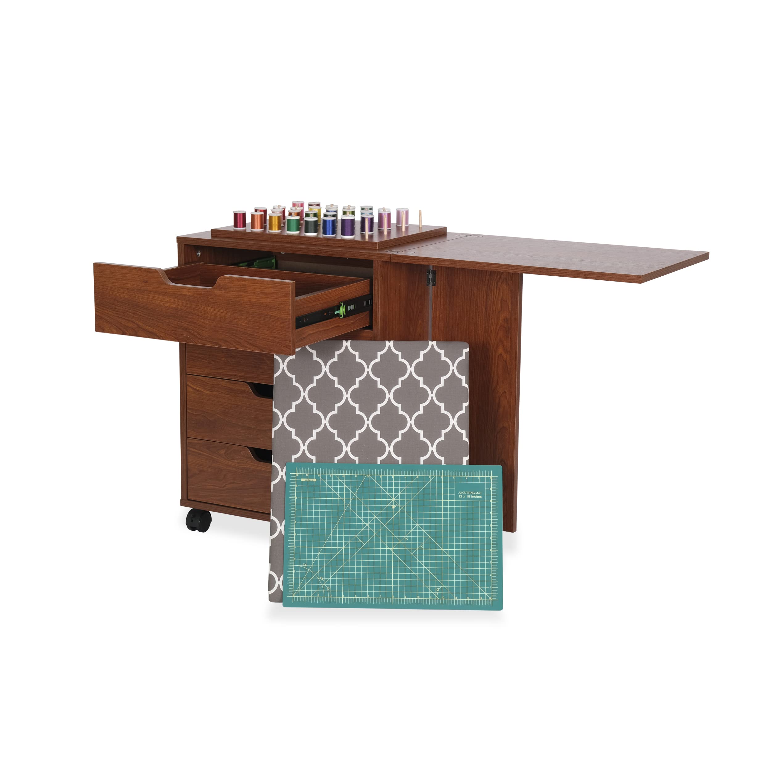 Arrow Laverne & Shirley Sewing and Quilting Cabinet with Lift and Caddy