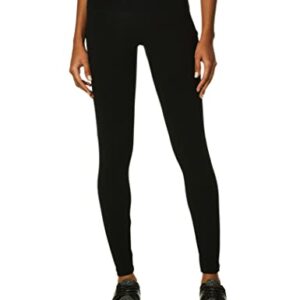 Jockey womens Cotton Stretch Basic Ankle with Side Pocket Leggings, Deep Black, Small US