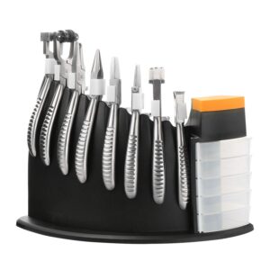 Deluxe 14pcs Optical Eyeglass Repair Tool Kit Stainless Steel Glasses Repair Set with 8 Pliers and 6 Screwdrivers