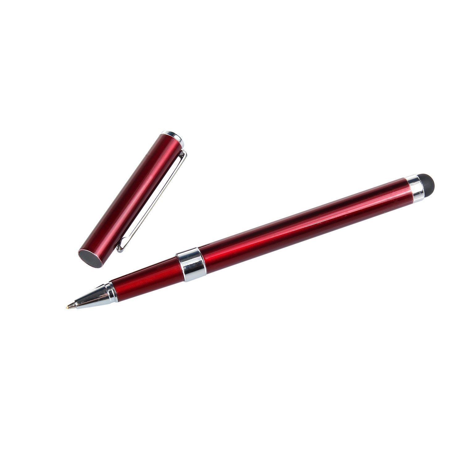 Pro Stylus Capacitive Pen Compatible withPlantronics BackBeat FIT 2100 Upgraded Custom High Precision Touch Full Size 3 Pack! (RED)