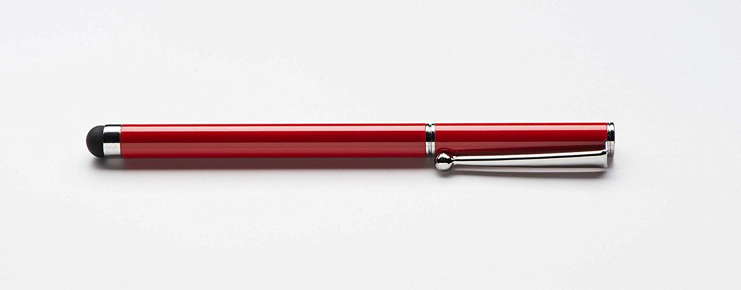 Tek Styz PRO Stylus + Pen Works for Plantronics BackBeat 903+ with Custom High Sensitivity Touch and Black Ink! [3 Pack-RED]