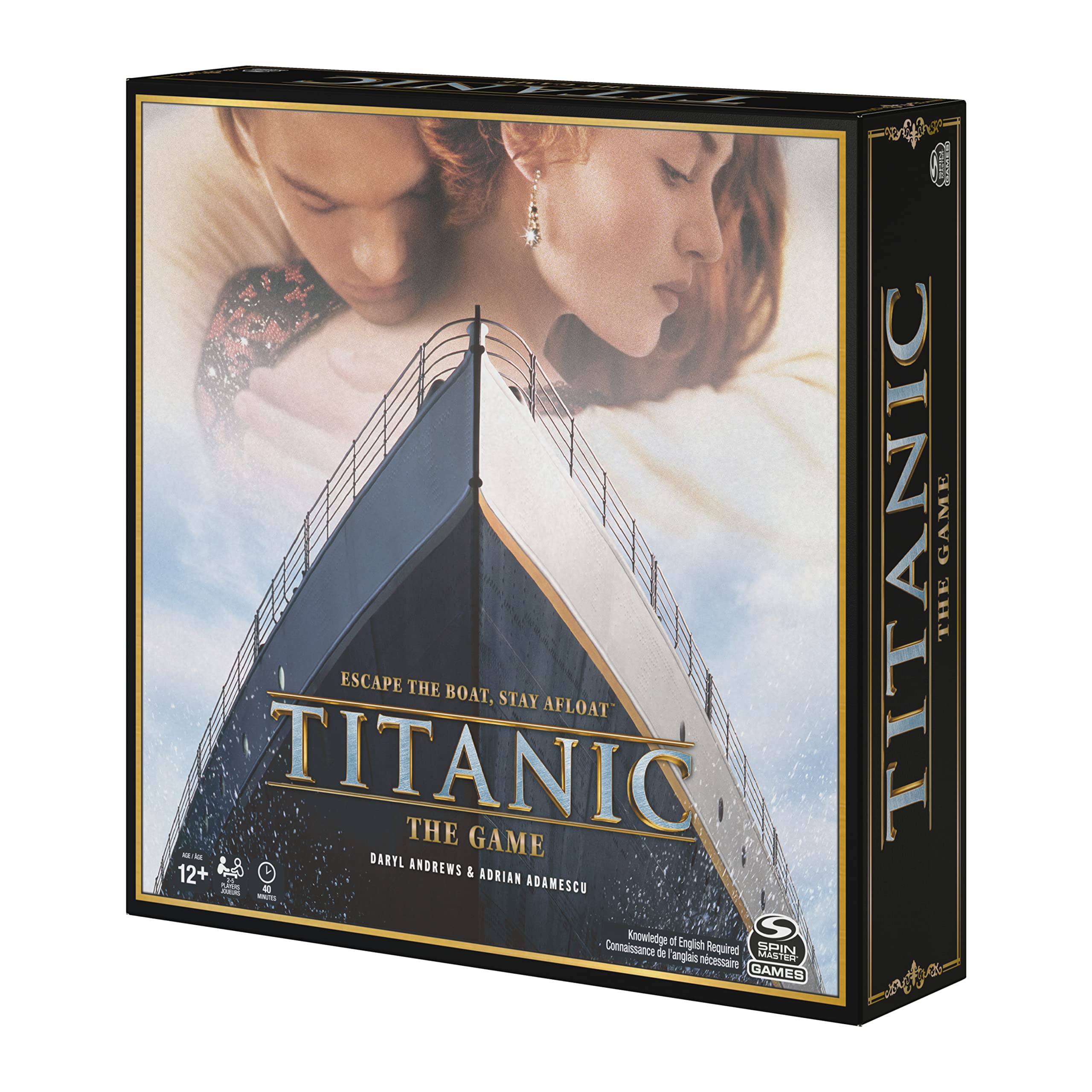 Spin Master Games The Titanic Movie, Strategy Party Game, for Adults and Kids Ages 12 and up