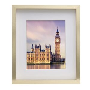 mikasa gold gallery frame-11 x 14 matted to 8 x 10