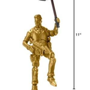 Fortnite Hot Drop1 Figure Pack, with 4-inch Midas-Gold Figure, Harvesting Tool, Umbrella, Back Bling, and Weapons