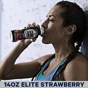 Core Power Fairlife Elite 42g High Protein Milk Shake Bottle , Ready To Drink for Workout Recovery, Strawberry, 14 Fl Oz, Liquid, kosher (Pack of 12)