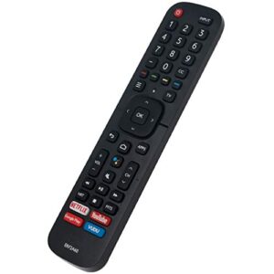 ERF2A60 Voice Replacement Remote Applicable for Hisense 4K Ultra HD TV 55H8F 65H8F 65H9F 55H9F 43H6570F 50H6570F 55H6570F 65H6570 55H9050F 55H9070F 55H9020F 55H9030F 55H9040F 75H8G 65H8G 55H8G 50H8G