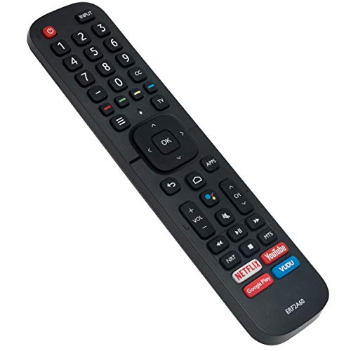 ERF2A60 Voice Replacement Remote Applicable for Hisense 4K Ultra HD TV 55H8F 65H8F 65H9F 55H9F 43H6570F 50H6570F 55H6570F 65H6570 55H9050F 55H9070F 55H9020F 55H9030F 55H9040F 75H8G 65H8G 55H8G 50H8G