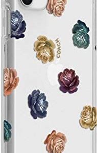 Coach - Dreamy Peony Protective Case for Apple iPhone 11 - Clear/Rainbow/Glitter (Clear/Rainbow/Glitter, iPhone 11)