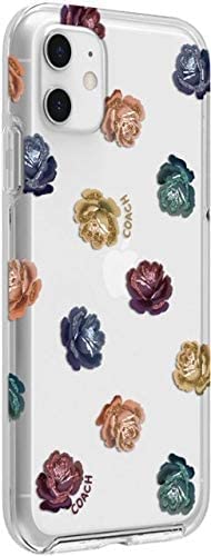 Coach - Dreamy Peony Protective Case for Apple iPhone 11 - Clear/Rainbow/Glitter (Clear/Rainbow/Glitter, iPhone 11)