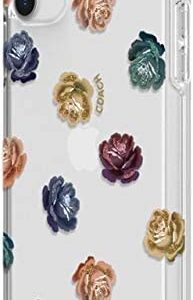 Coach - Dreamy Peony Protective Case for Apple iPhone 11 - Clear/Rainbow/Glitter (Clear/Rainbow/Glitter, iPhone 11)