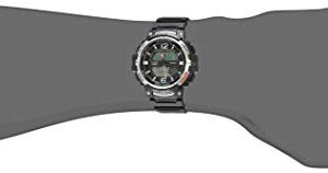 Casio Men's Fishing Timer Quartz Watch with Resin Strap, Black, 24.1 (Model: WSC-1250H-1AVCF)