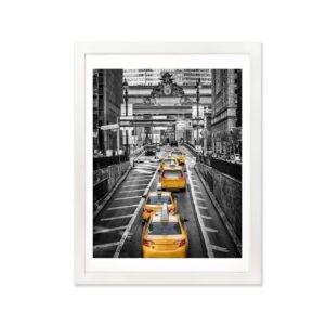 finefrarm 12x16 white picture frame to display 11x14 photo with mat or 12 by 16 picture without mats picture frames wall art for living room wall mounting and tabletop decor
