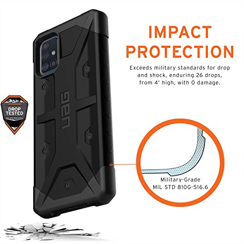 URBAN ARMOR GEAR UAG Designed for Samsung Galaxy A51 Case Pathfinder [Black] Rugged Shockproof Military Drop Tested Protective Cover