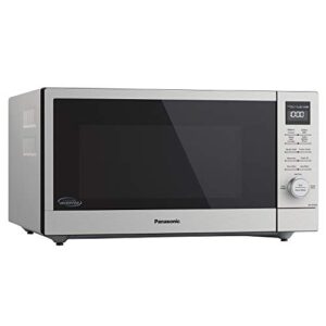 Panasonic NN-SD78LS 1.6 cu.ft Cyclonic Inverter Countertop Microwave Oven 1250Watt Power with Genius Sensor Cooking, cft, 19.44"D x 21.88"W x 11.94"H,Stainless Steel