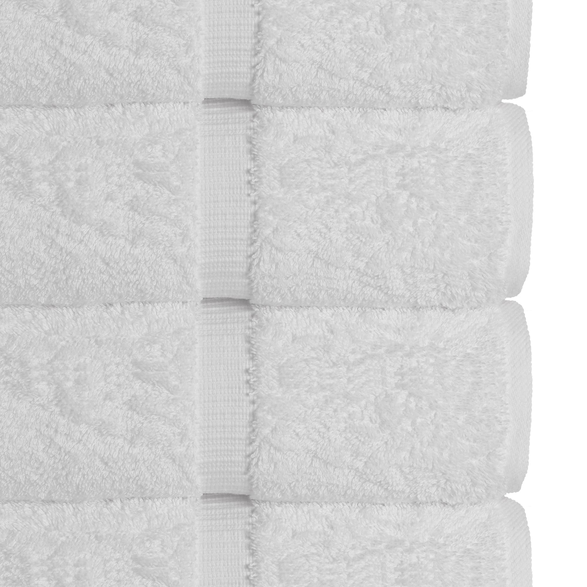 Chakir Turkish Linens | Hotel & Spa Quality 100% Cotton Premium Turkish Towels | Soft & Absorbent (4-Piece Bath Towels, White)