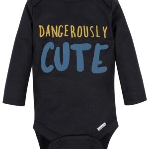 Onesies BrandUnisex Baby6-Pack Long Sleeve BodysuitsTiger Blue6-9 Months