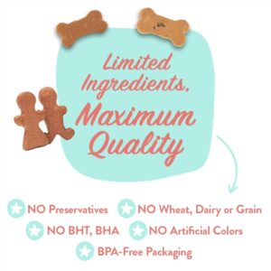 Portland Pet Food Company Healthy Dog Treats Variety 3-Pack - Grain-Free, Human-Grade, Gingerbread, Pumpkin and Bacon Dog Treats Multipack - Natural Dog Training Treats & Biscuits Made in the USA Only